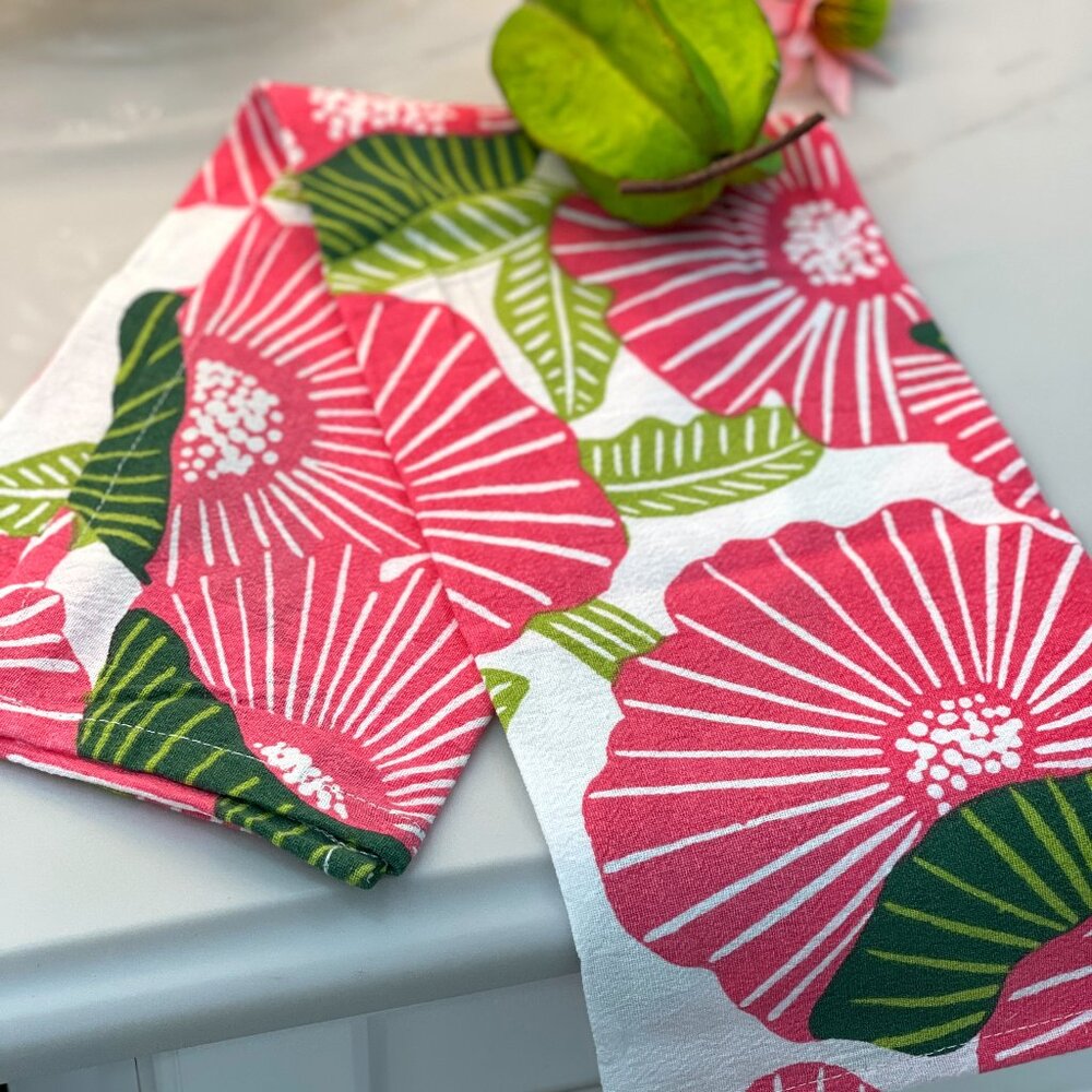 Summer Splash of Pink Kitchen Towel-NEW